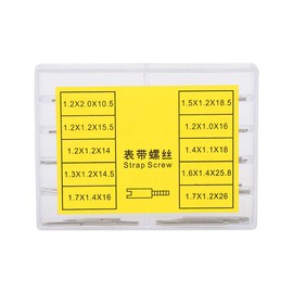 Yosoo Health Gear Watch Strap Screws & Pins Set - 50pcs Assortment with Storage Box