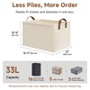 StorageWorks Storage Bins, Shelves Baskets for Organizing, Large Fabric Closet
