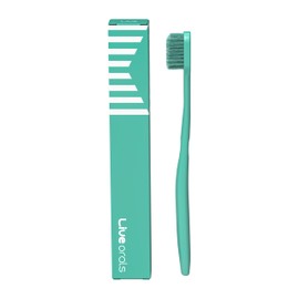 LiveOrals V-Cut Orthodontic Toothbrush(Mint) - Compact Head for Braces, Ergonomic Handle, Deep Cleaning, Gentle Bristles for Brackets and Wires
