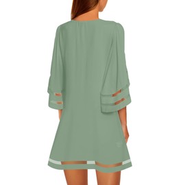 LookbookStore Green Dresses for Women Saint Patrick's Day Dress St Patricks Day Dress for Women 2025 St Patricks Day Outfits Green Green Shift Dress for Women Size S Size 4 6