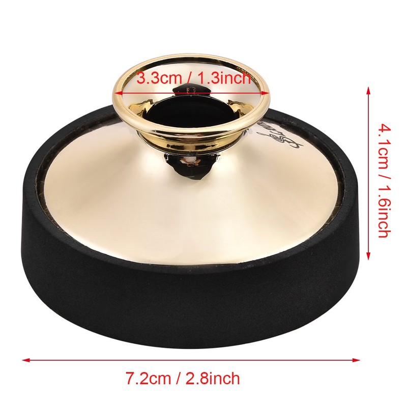Alto Saxophone Mute, Plastic Mute Dampener Sax Silencer Noise Remove