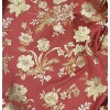 wowfabric4less123 Ruby Red Gold Green Upholstery Jacquard Brocade Fabric 54”