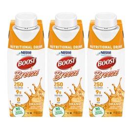 Boost Breeze Nutritional Drink (8 Fl Oz (Pack of 3), Orange)