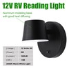 RV LED Bedside Reading Light with Switch - 2 Pack,