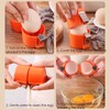 6 Portable Eggshell Opener Remover - Multifunctional Egg Cracker Separator