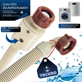 Aquastop Safety Inlet Hose in 1.50 m Washing Machine
