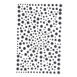 Decora 325 Black Diamante Stick on Rhinestone Stickers Gems Cards and Self Adhesive Craft Bling