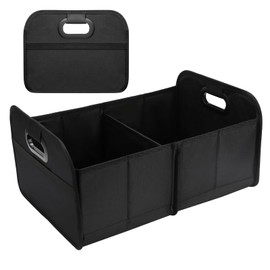 Aimisite Car Boot Organiser, Car Boot Storage Tidy Foldable Box Multi Compartment Bag with Reinforced Handles Fit for All Vehicles
