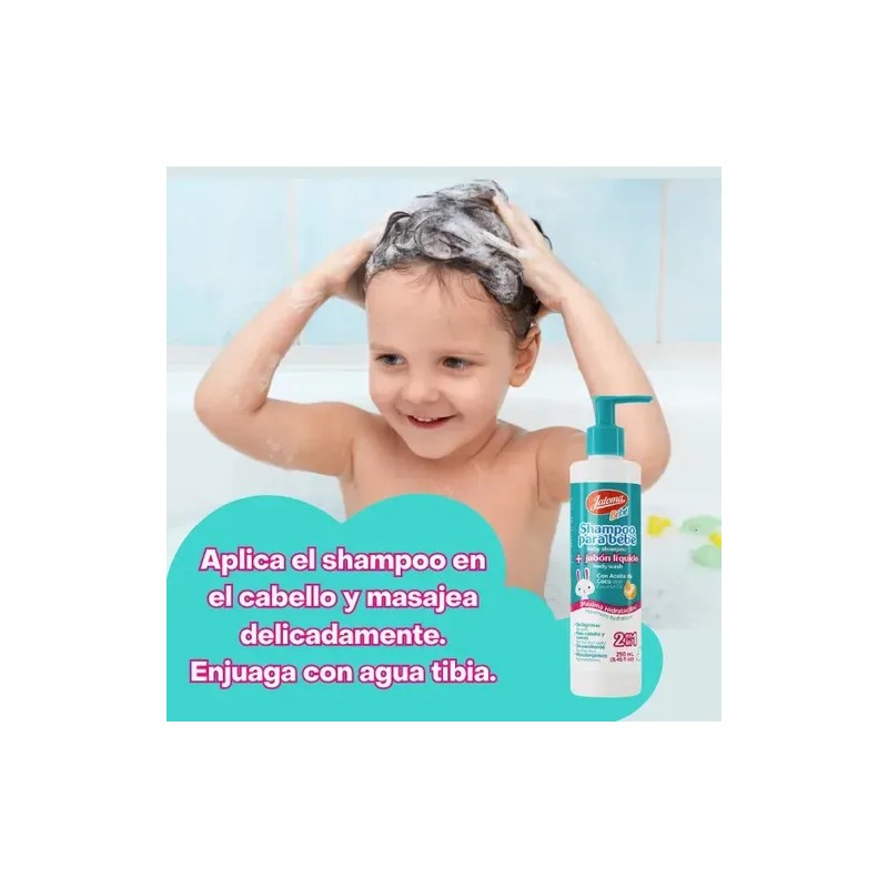 Jaloma Shampoo Para Bebé 2 En 1, Cabello Y Cuerpo,