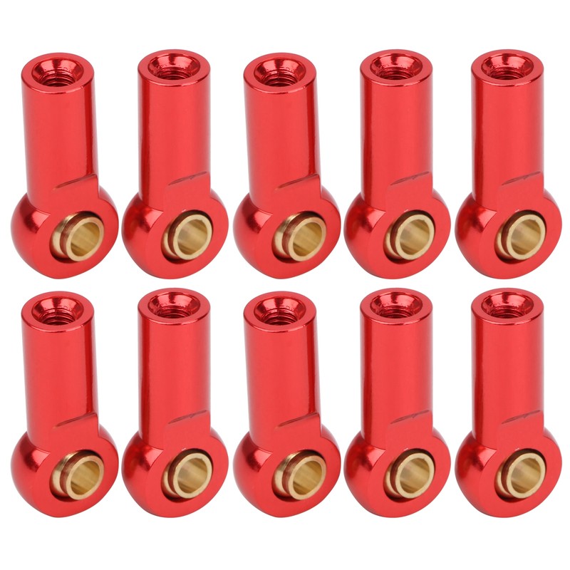 10Pcs RC Car Pull Connecting Rod Metal Ball Joint Accessory