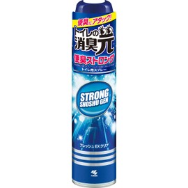 消臭元 スプレー 便臭ストロング フレッシュEXクリア 消臭芳香剤 トイレ用 消臭スプレー 280ml