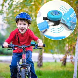 Children's Bicycle Bell with Loud Crisp Sound, Dinosaur Bicycle Bell with Mini Cross Screwdriver, Universal Bike Bell for Girl Boy Adult, Bike Horn Bike Accessories for Most Bicycles Scooter Bikes