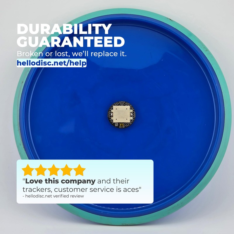 HelloDisc Disc Golf Tracker - 2 Pack - Ultralight Disc