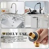 Wall Mount Commercial Faucet Installation kit,Brass 90 dergee backsplash Mount