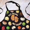 WZMPA Vegan Beans Kitchen Apron Vegan Diet Faith Gift Eat