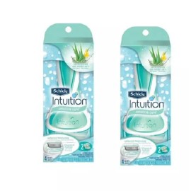 Schick Intuition Sensitive Care Razor + 2 Cartriges (2 pack)