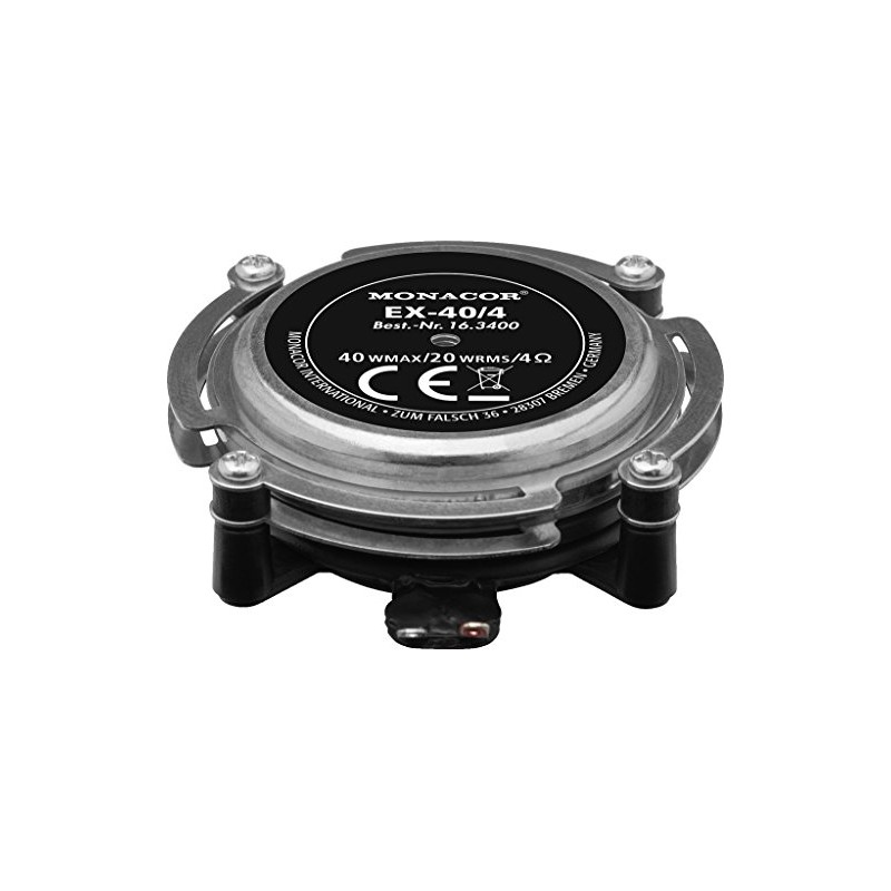 MONACOR EX-40/4 Audio Exciter/Resonators, 20 W, 4 ohm