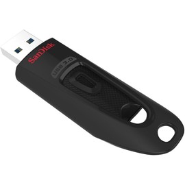 SanDisk 32GB (3 Pack) Ultra 130MB/s USB 3.0 Flash Drive SDCZ48-032G Bundle with (1) GoRAM Card Reader (32GB)