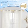 2 Pack Gold Curtain Rods for Windows 30 to 42