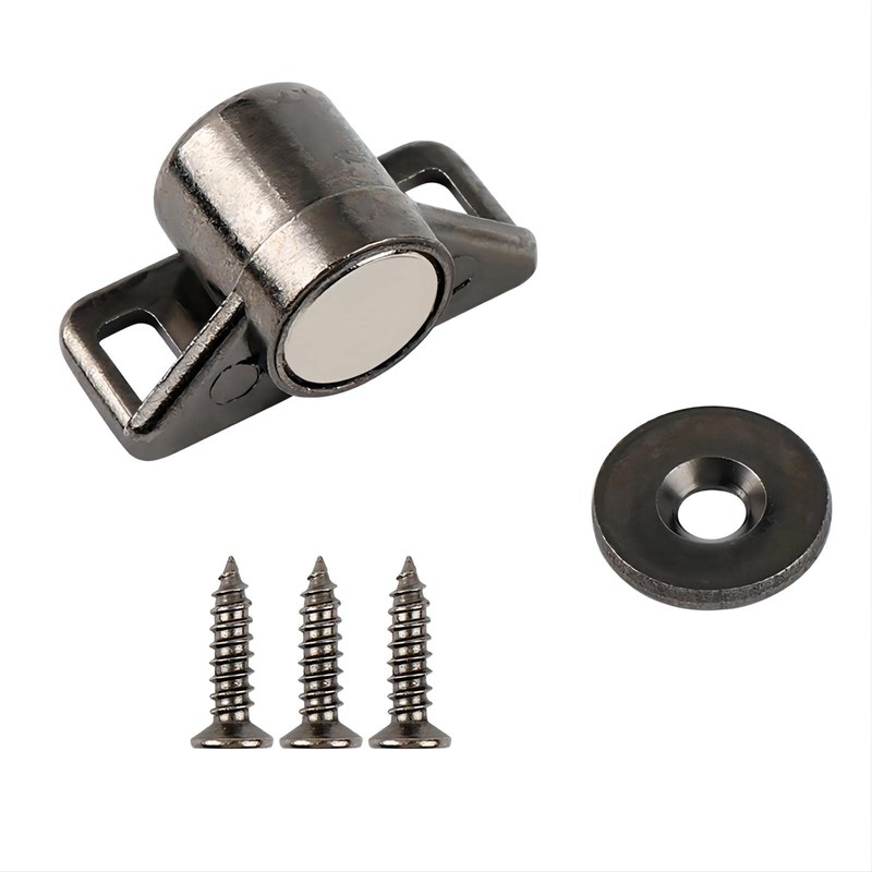 8 Pack Magnetic Cabinet Latch with Magnet for Cabinet Latch,
