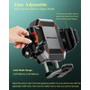 BRCOVAN Motorcycle Phone Mount with Vibration Dampener, Anti-Theft Handlebar Cellphone