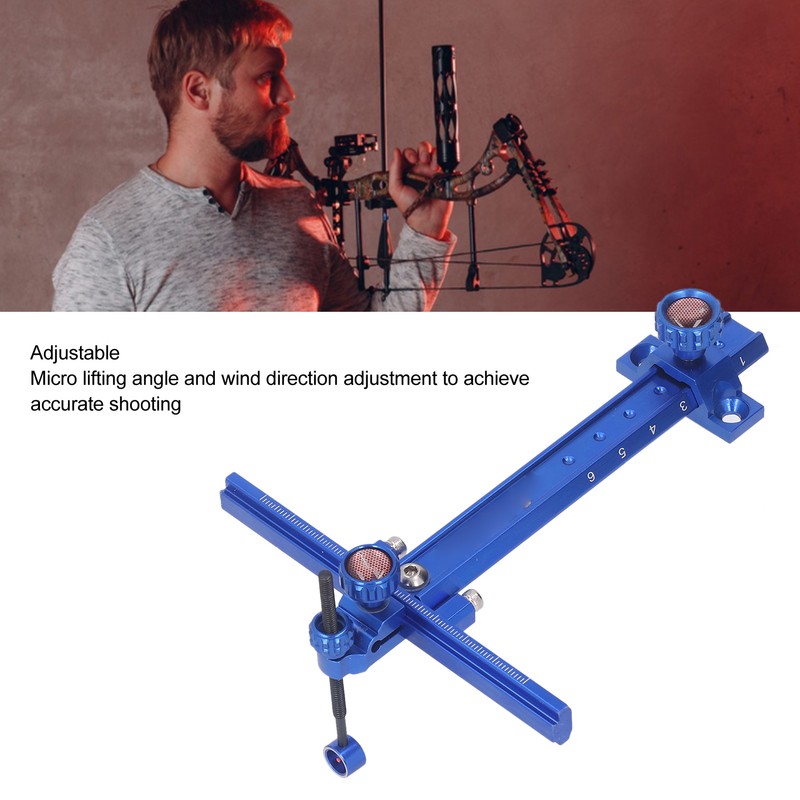 Archery Recurve Bow Sight T Shape Adjustable Metal Shooting Target