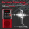 PRUNUS J-328 Mini Portable Pocket FM Radio MP3 Walkman Radio