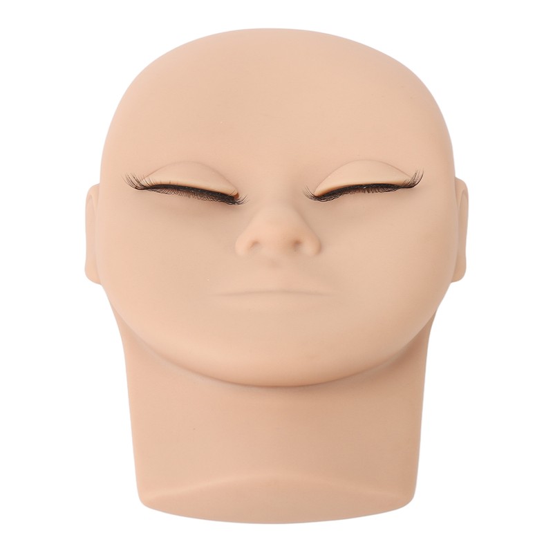 Lash Mannequin Head Makeup Eyelash Extension Practice Doll Head with