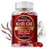 xemenry Antarctic Krill Oil - Omega-3 EPA, DHA, Astaxanthin, Anti