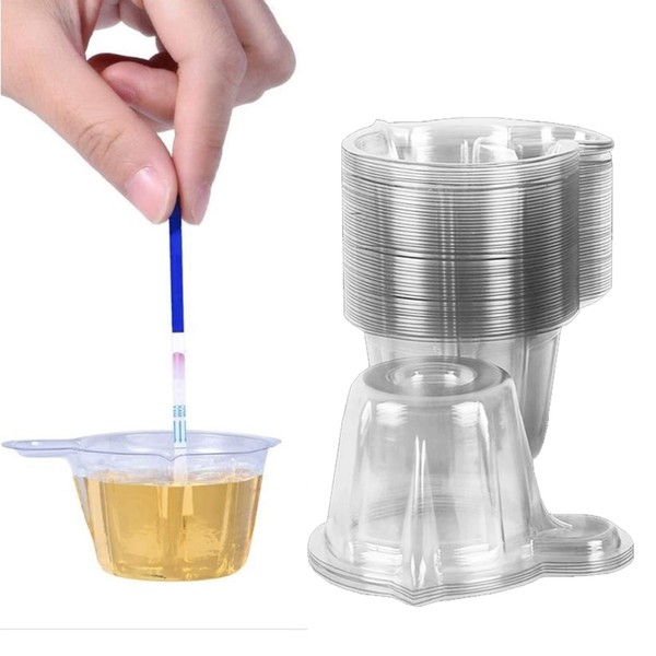 Pack of 100 Disposable Urine Cups, Early Urine Container Cup