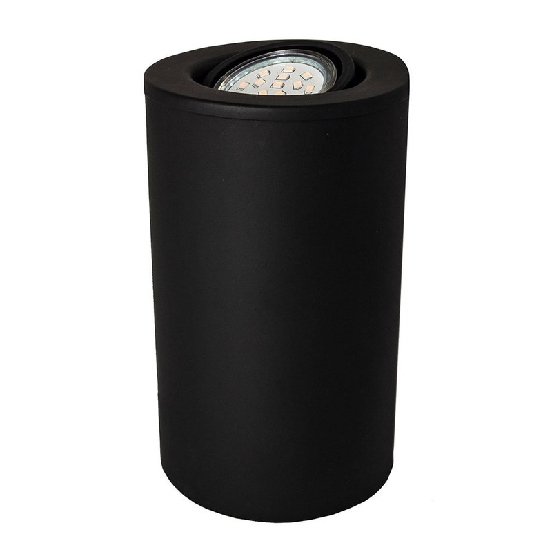 Happy Homewares Matt Black GU10 Floor or Table Lamp Uplighter