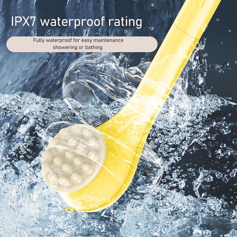 Electric Bath Brush Exfoliating Multifunctional with 6 Attachments Auto Rotation