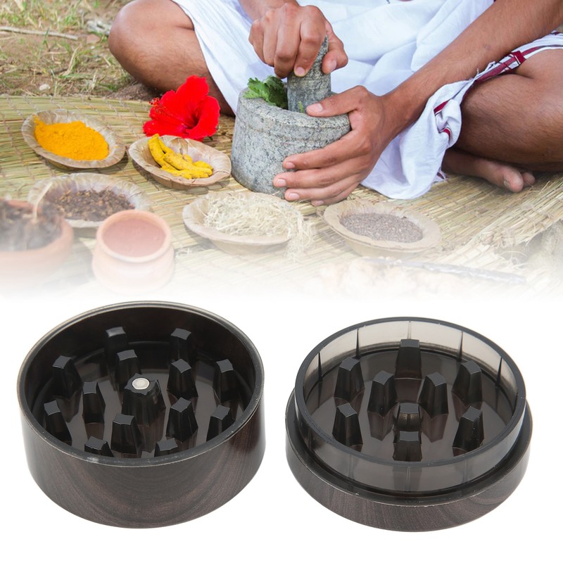 Manual Spice Grinder Mini Design Durable Metal ABS Portable Easy
