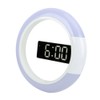 Innovative Modern Style LED Wall Clock Home Decoration with Alarm