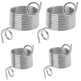 4Pcs Knitting Thimble Ring, Guide Finger 2 Sizes Ring Knitting Thread Yarn Stranding Tools Home Gadgets Silver for Crochet Knitting Crafts Accessories Tool