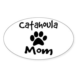 CafePress Catahoula Mom Sticker Oval Car Bumper Sticker