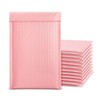 Chovbe 30 Pcs Padded Envelopes, Pink Bubble Mailers 13x18cm Outer