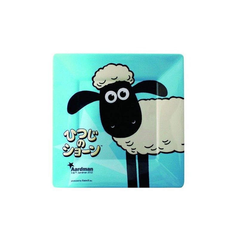 NICI (Niki) [Shaun the Sheep] Square Plate Blue