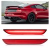 HECASA Side Marker Light Compatible with 2015-2023 Ford Mustang Rear