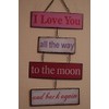 I Love You To The Moon & Back Large Metal