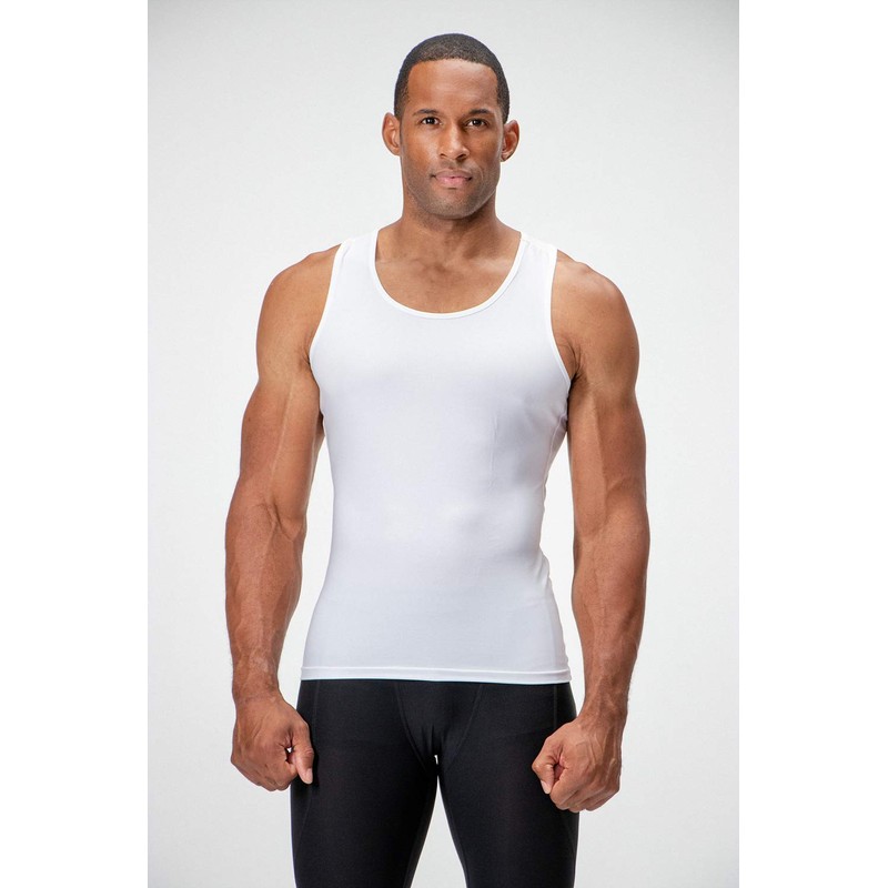 DEVOPS 3 Pack Men's Muscle Dry Fit Compression Tank Top