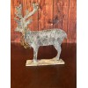Bright Ideas Christmas Deer Reindeer Wood Flat Standing Holiday Decoration