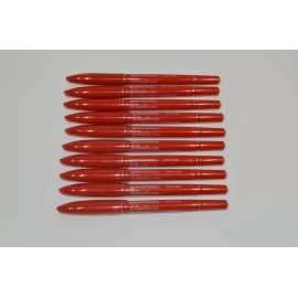 Sanford Lot of 10 Sanford Red Calligraphic Vintage Pen Calligraphy Markers 2.5mm