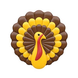 SpinningLeaf Thanksgiving Turkey Sandwich Cookie Chocolate Candy Mold