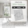 C350GN Bathroom Plastic Grille Cover with Springs for Broan-NuTone 695