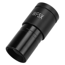 Microscope Eyepiece, High Refractive Index Universal Comfortable High Definition High Light Transmittance Biological Eyepiece for Microscope(WF5X)