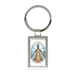 Virgen de los Lagos : Gift Rectangular Keychain Our Lady of San Juan Los