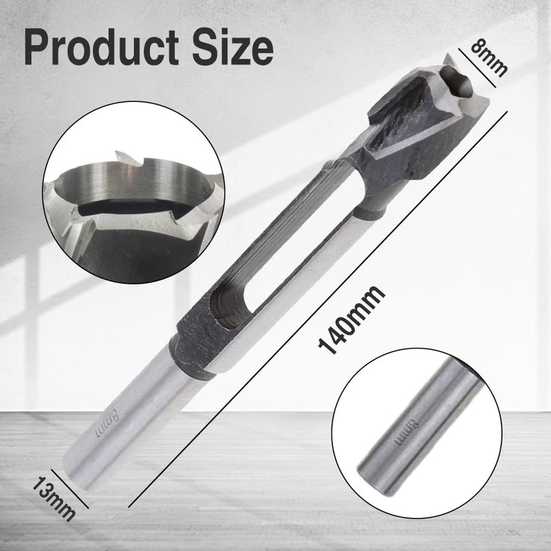 Dowel Tenon Drill, Wood Core Drill, Dowel Drill, Carbon Steel,