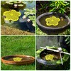 4 Pack Floating Bee Island 8.66 Inch Flower Floating Bee