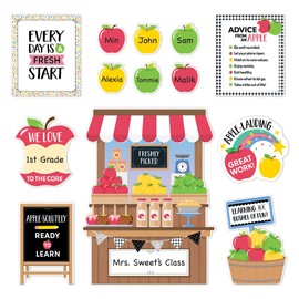 CTP Apple Time Bulletin Board Set - Classroom, Homeschool (#10993 Creative Teaching Press)